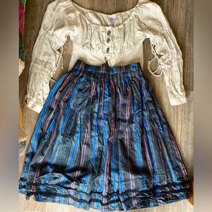 Austrian top and skirt